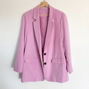 Pink/Purple Single-Breasted City Blazer - Size 20 | Penningtons